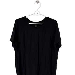 Athleta black workout t-shirt, like new condition, size XL, breathable material